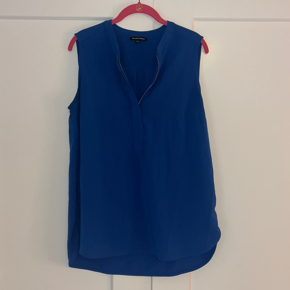 Blue sleeveless